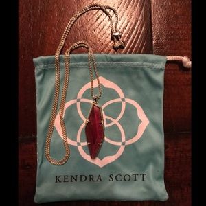 Kendra Scott Beatrice Pendant - Burgundy Illusion